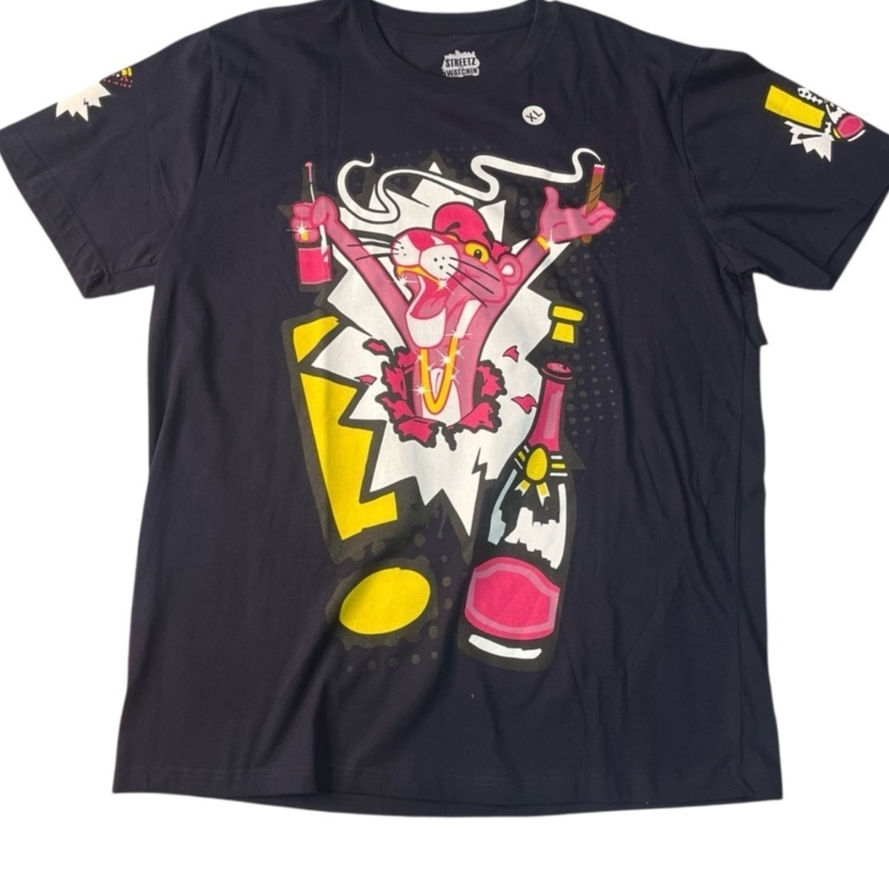 Sz 2XL PINK PANTHER GRAPHIC TEE